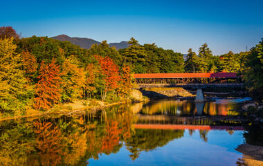 Saco River Covered Bridge in New Hampshire