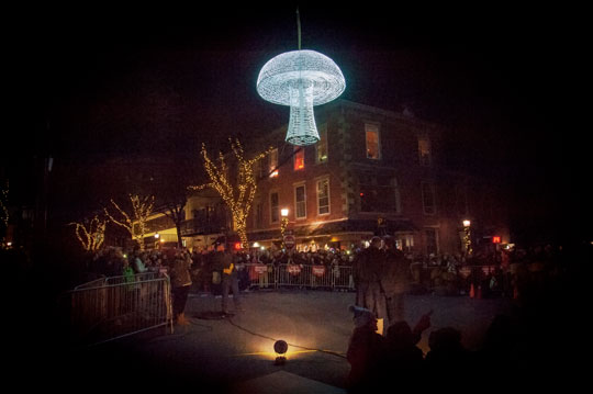 Midnight in the Square in Kennet Square, Pennsylvania