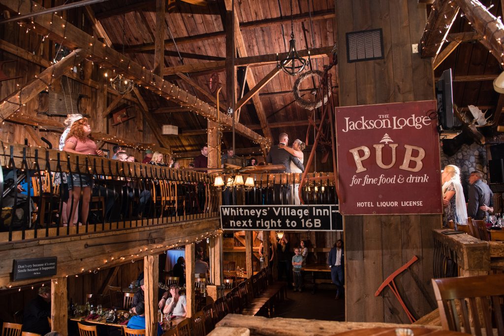 Inside the Jackson Lodge Pub in Jackson, New Hampshire
