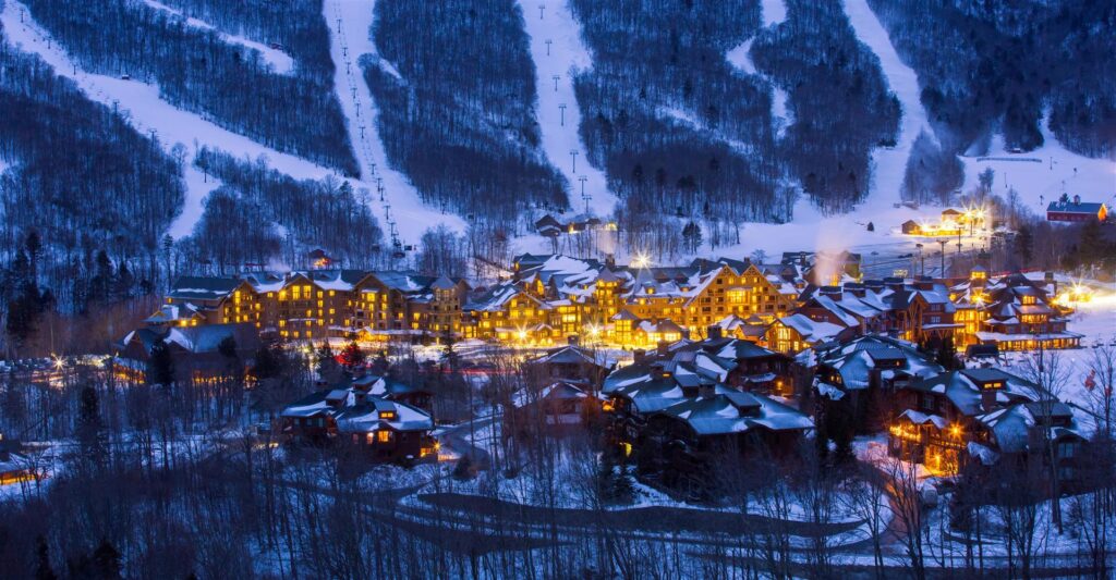 Outside view of Stowe Vermont