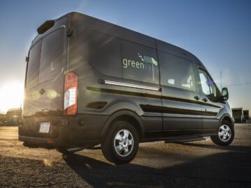 Ford 15 Passenger Medium Roof Transit 350 XLT for rent with Greenvans.