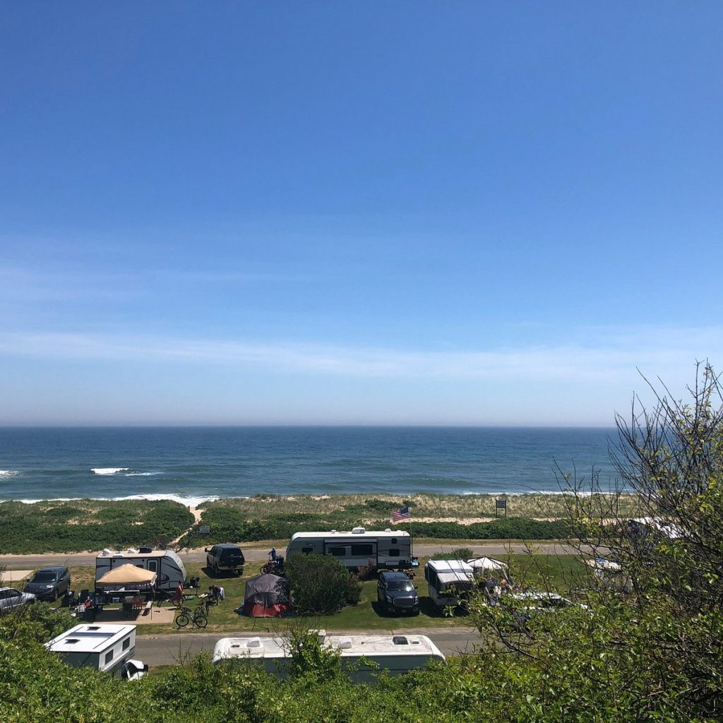 A view of the ocean from Hither Hills State Park
